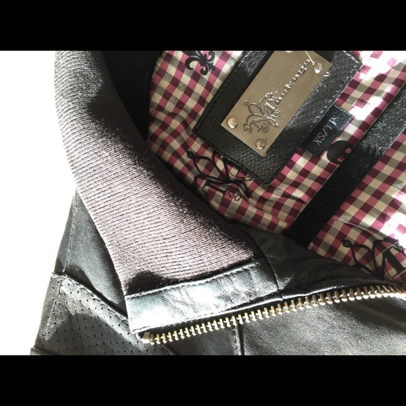 Mackage Lambskin Leather Bomber - Picture 4 of 8